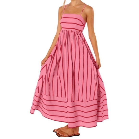 CHOUYTOU MAXI STRIPE DRESS - Picture 3 of 3